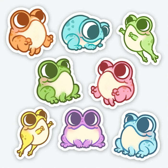 "Frogs" Mini Sticker Set