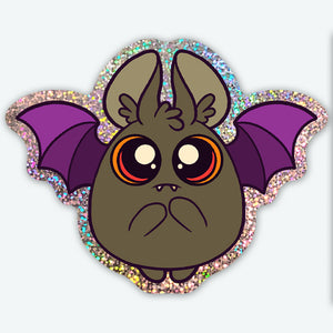 Glitter Bat Sticker (Dark)