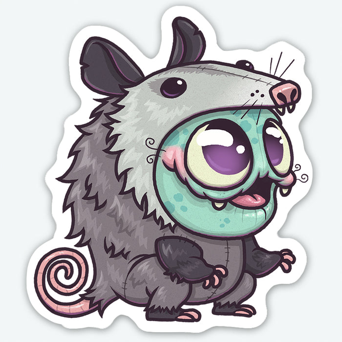 Opossum Suit Sticker