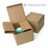 Two brown Bindlewood Shop cardboard boxes—one open to reveal a Tode Mug featuring blue and black collectible art, and one closed. A message reads, “Packages vary based on delivery location, but we ensure the Tode Mug will be well protected.”.