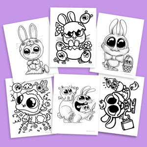 Easter Digital Coloring Pack