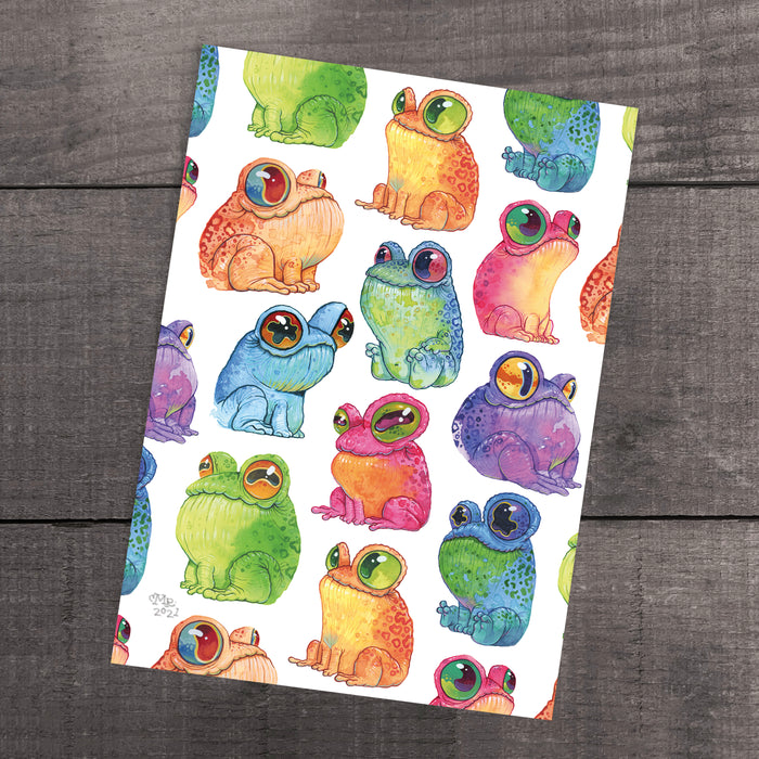 "Frog Frenzy" Print