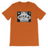 Introducing the Pizza Conjuring Board Tee by Bindlewood Shop—a vibrant orange T-shirt featuring a striking black and white Ouija board-inspired graphic that reads “YES PIZZA YES ALWAYS,” accented with sun and moon symbols in the corners. With its vintage look, gender-neutral fit, and made-to-order printing, this shirt is both stylish and uniquely yours.